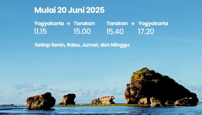 Lion Air Resmi Buka Rute Non-Stop Tarakan–Yogyakarta Mulai 20 Juni 2025