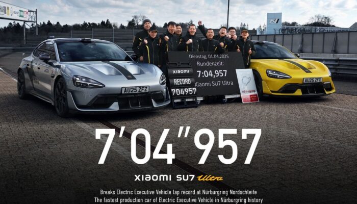 Xiaomi SU7 Ultra Pecahkan Rekor Nürburgring, Jadi Mobil Listrik Mewah Tercepat Dunia