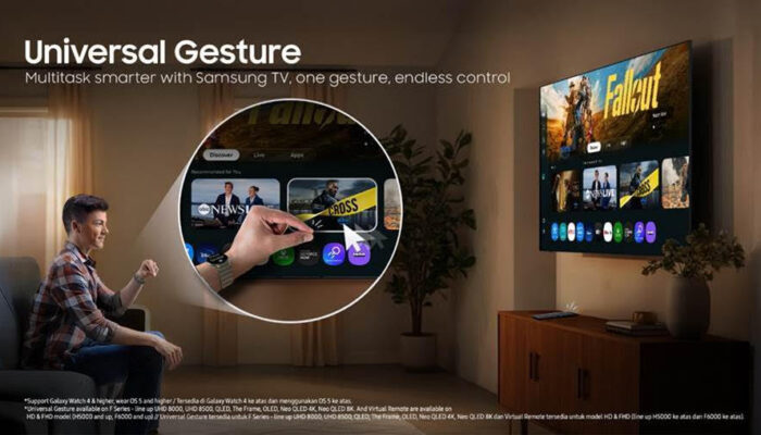 Samsung perkenalkan Universal Gesture, inovasi terbaru untuk kontrol TV yang praktis dan intuitif