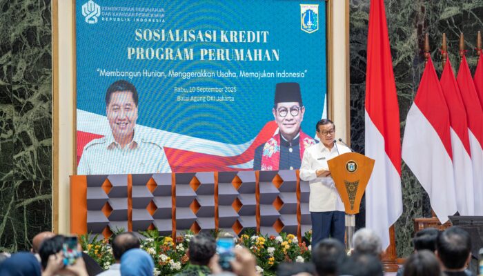 Kolaborasi Bank Jakarta, Pemprov Jakarta Percepat Kredit Program 3 Juta Rumah