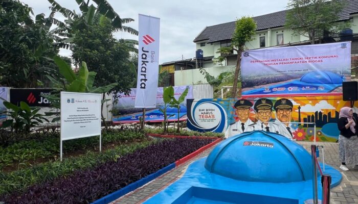 Bank Jakarta Dukung Program Sanitasi Ramah Lingkungan Melalui Peresmian Instalasi Biodigester Komunal