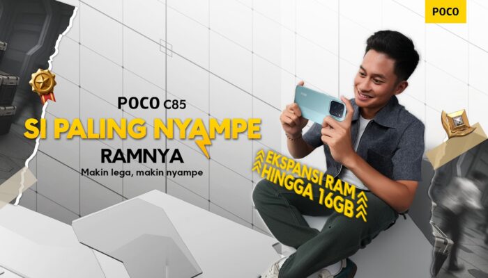 POCO C85 Hadir dengan RAM 16GB dan Baterai 6.000 mAh, Siap Gaspol Bareng Gamer FFWS