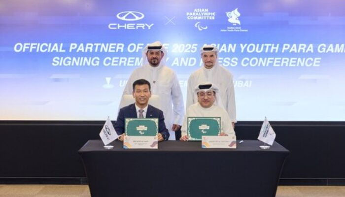 Chery Resmi Jadi Mitra Asian Youth Para Games 2025, Dukung Semangat Atlet Muda