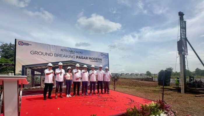 Groundbreaking Pasar Modern Kota Podomoro Tenjo Perkuat Ekosistem Hunian