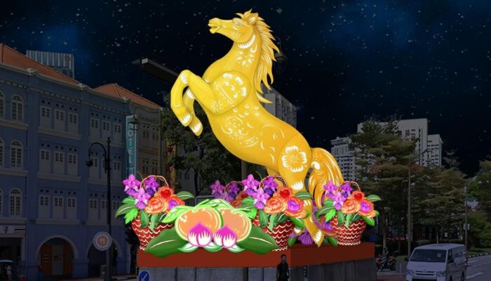 Chinatown Singapura Sambut Tahun Kuda dengan Perayaan Multikultural