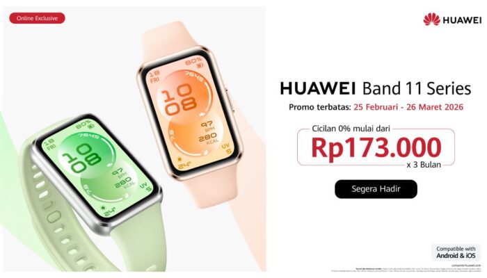 HUAWEI Band 11 Series Resmi Dijual di Indonesia, Mulai Rp519 Ribu