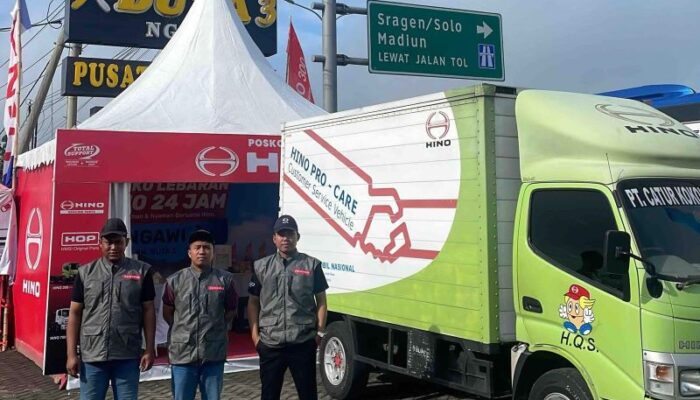 Hino Posko Lebaran 2026 Jaga Kelancaran Transportasi Mudik