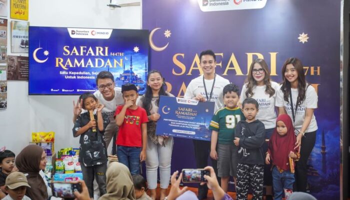Safari Ramadan MIND ID Salurkan Bantuan untuk Anak Penyandang Kanker