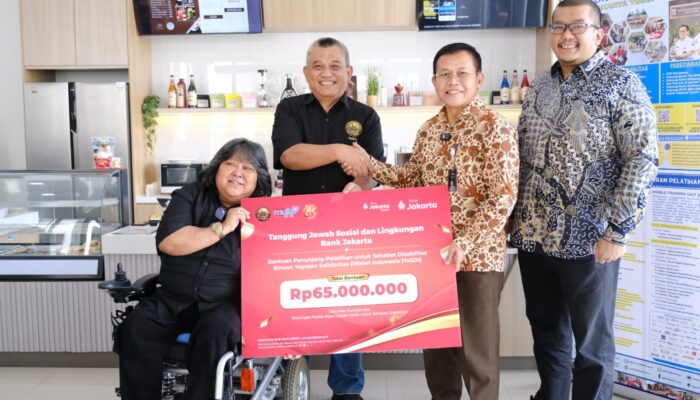 Bank Jakarta Salurkan Bantuan Untuk Sahabat Disabilitas Binaan YaSDI
