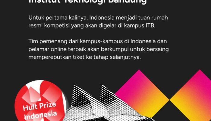 ITB Jadi Tuan Rumah Hult Prize 2026, Ajang Startup Mahasiswa Kelas Dunia