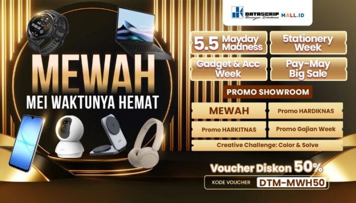 DatascripMall.ID Gelar Promo MEWAH Mei 2026, Diskon hingga Rp300 Ribu