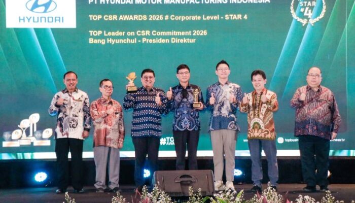 Hyundai Pertahankan Penghargaan CSR Berkelanjutan di TOP CSR 2026