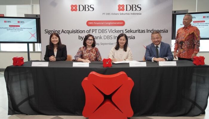Bank DBS Indonesia Kuasai 99% Saham DBS Vickers Sekuritas Indonesia