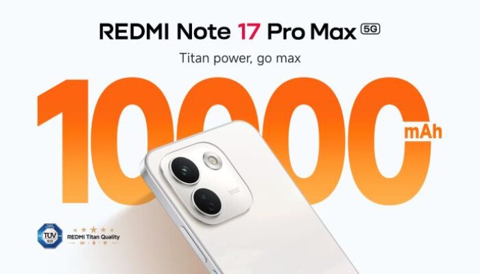 Redmi Note 17 Pro Max Bawa Baterai 10.000mAh ke Indonesia